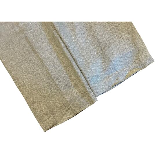Jones New York Collection Pants Slacks Trousers SZ 16 Linen Brown Straight Leg - Picture 5 of 9